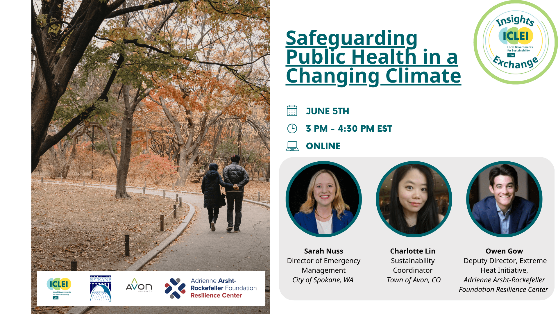 Insights & Exchange: Safeguarding Public Health in a Changing Climate