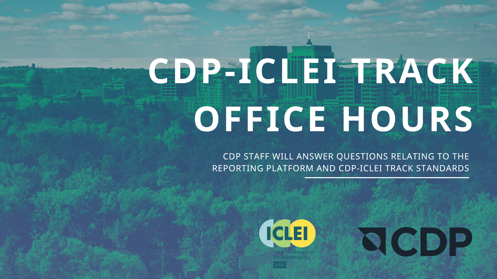 CDP-ICLEI Track Office Hours