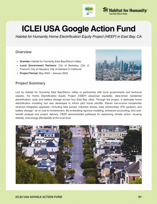 GAF Habitat for Humanity Home Electrification Equity Project (HEEP) in East Bay, CA